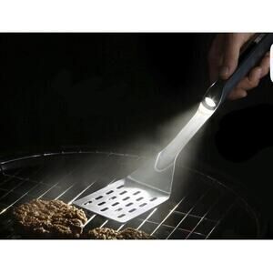 Brand New GRILLIGHT Premium Grade Stainless Steel Grill Spatula w/ LED Light {R